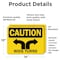 Signmission Wide Turns, 14 in W x Rectangle, Vinyl Decal OS-2PACK-CS-D-1014-L-19261 - alternate 3